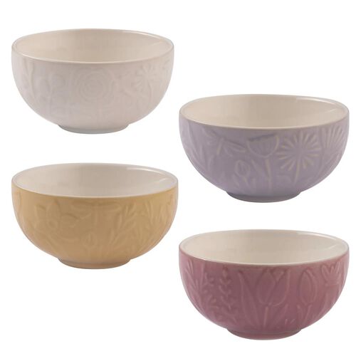 Mason Cash In The Meadow Prep Bowl Set Of 4 - Mixed Colours