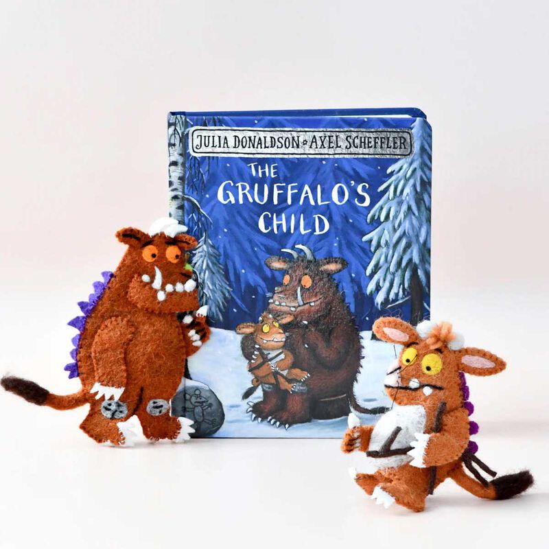 Tara Treasures The Gruffalo's Child Finger Puppets Set image number 3