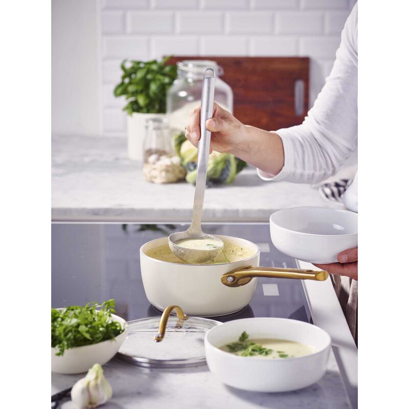 Greenpan Padova PFAS Free Saucepan 18cm/2.01L - Cream image number 1