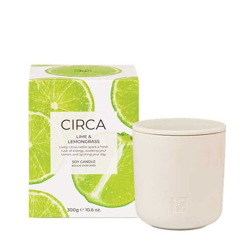 CIRCA Lime & Lemongrass Candle 300g