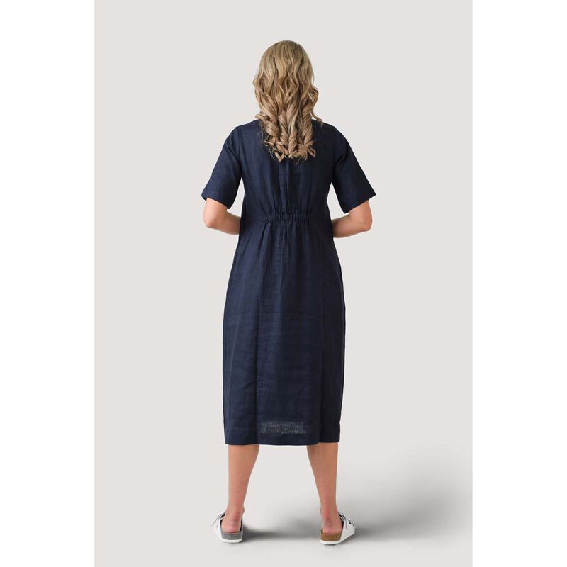 B Essentials Linen Midi Dress image number 9