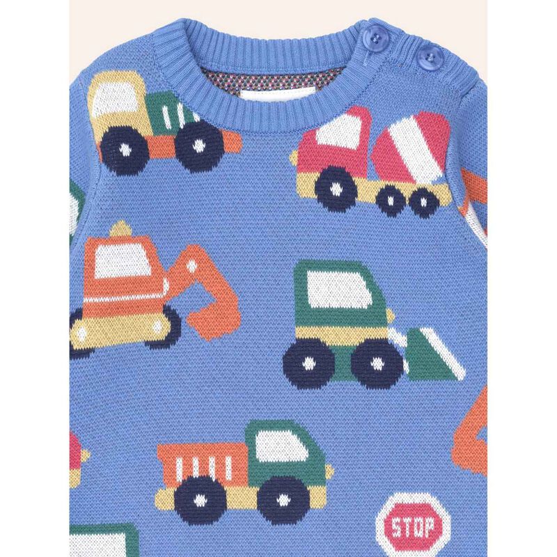 Huxbaby Construction Pullvoer 3-5Y image number 2