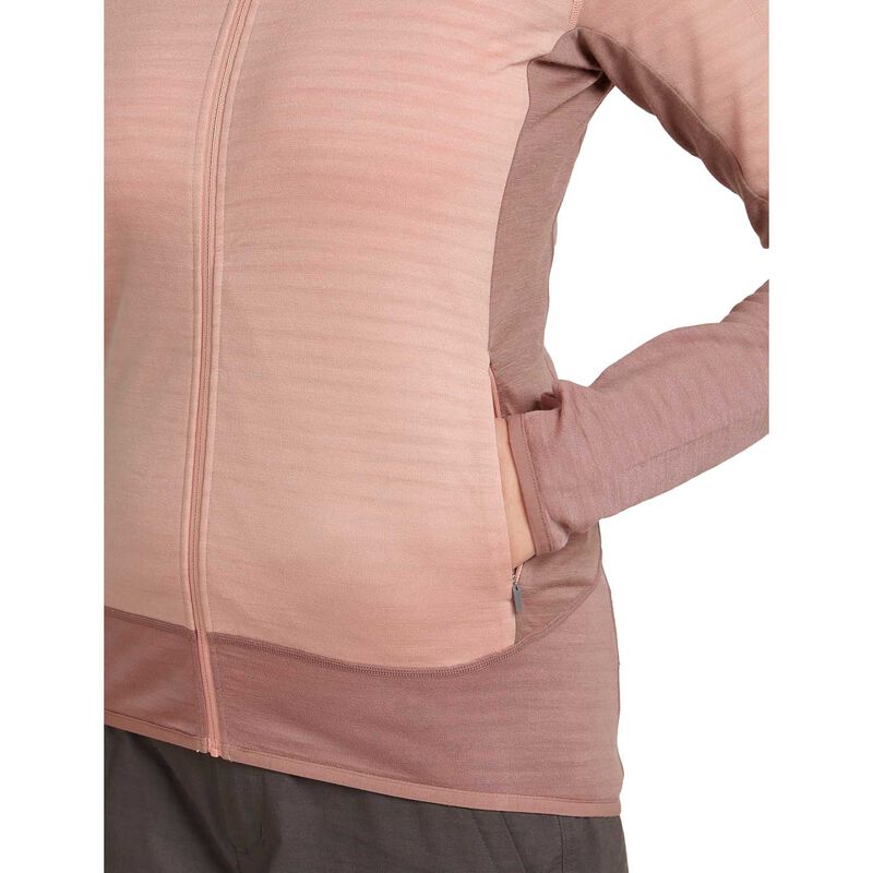 Icebreaker W Merino Blend 300 RealFleece Descender LS Zip image number 7