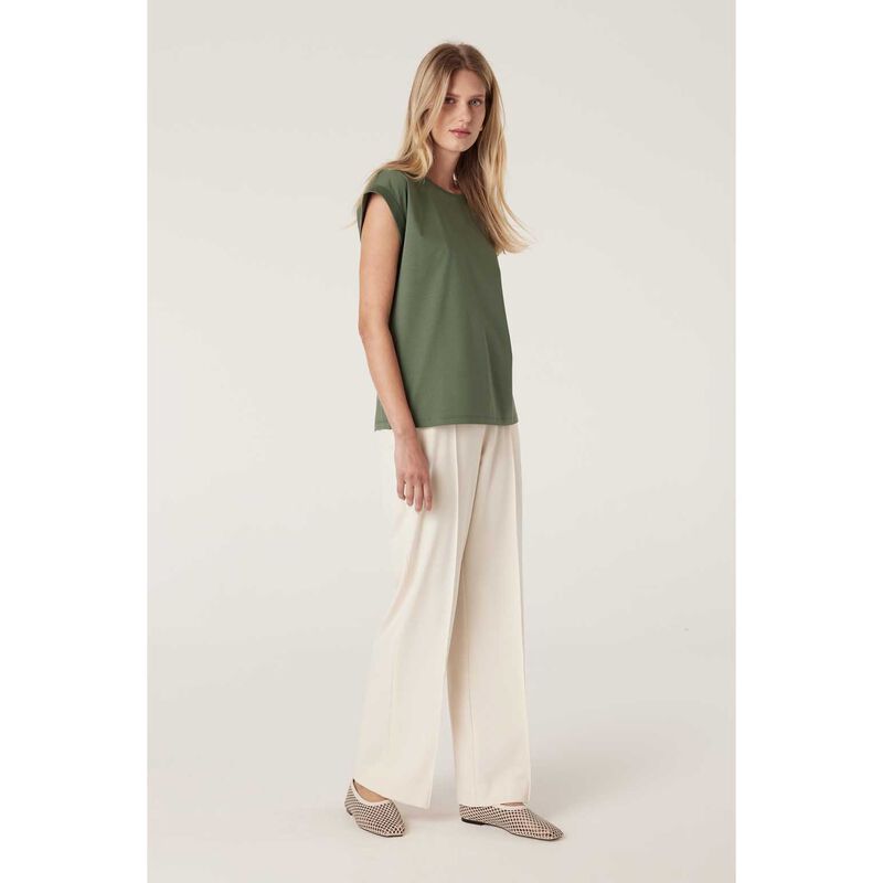 Cable Pima Tee image number 3
