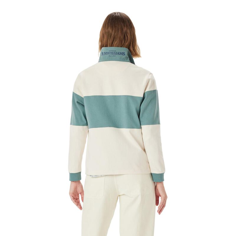 R.M. Williams Narran Panel Stripe Rugby Top image number 1