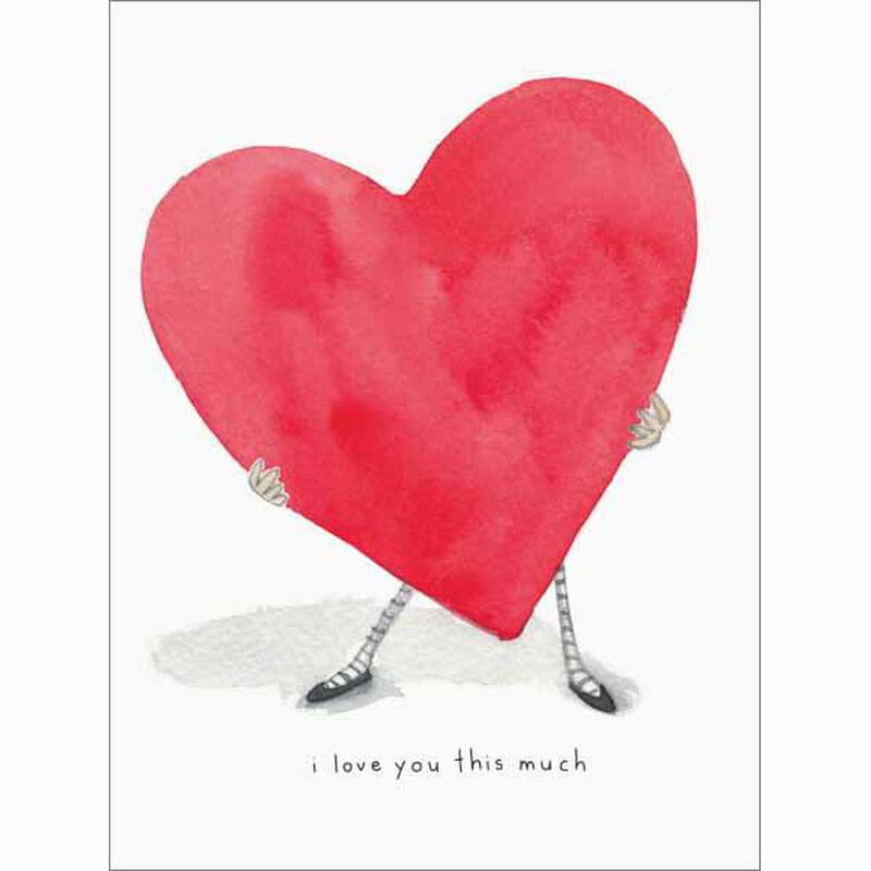 I Love You This Much Foil Card image number 0