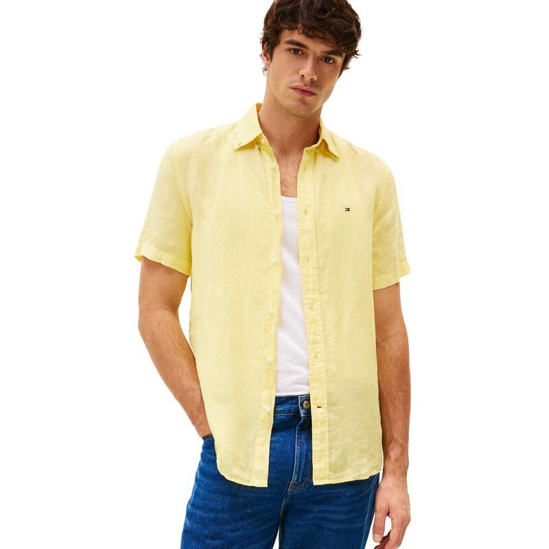 Tommy Hilfiger Washed Pure Linen Shirt image number 0