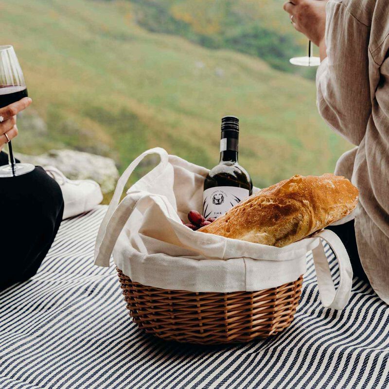 Keepsake Wicker Tote Bag image number 3