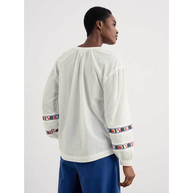 Seasalt Cornwall Weaving Sea Shirt Chalk image number 1