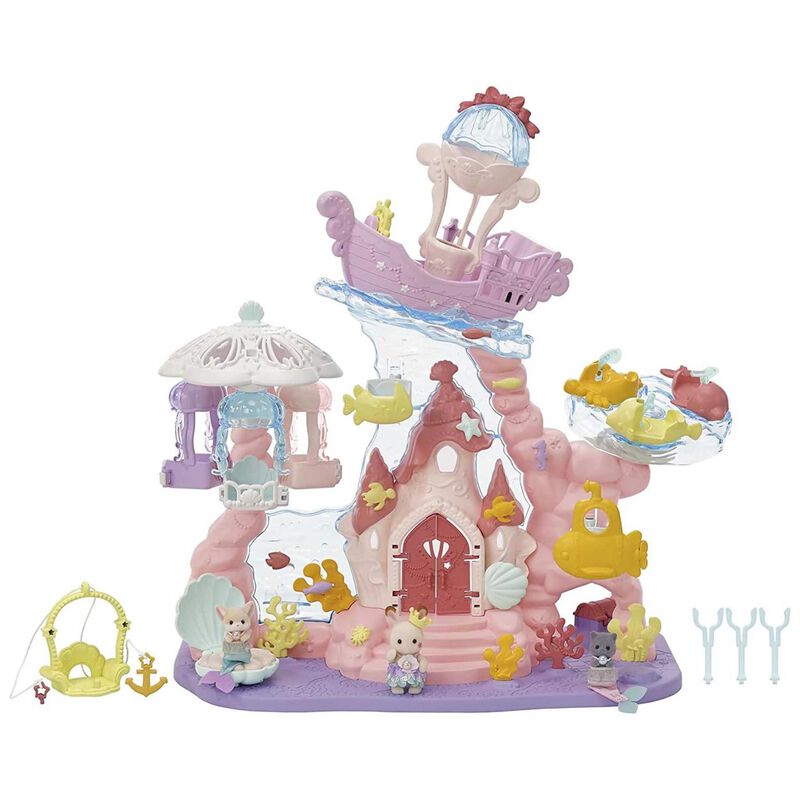 Sylvanian Families Baby Mermaid Castle image number 1