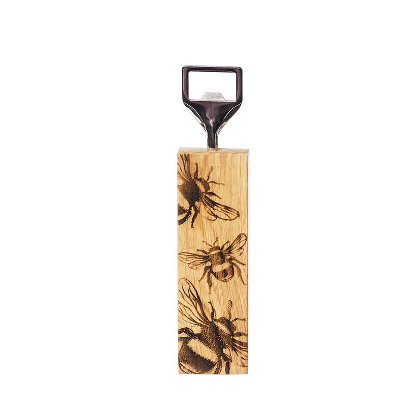 Selbrae House Oak Bottle Opener - Bee image number 0