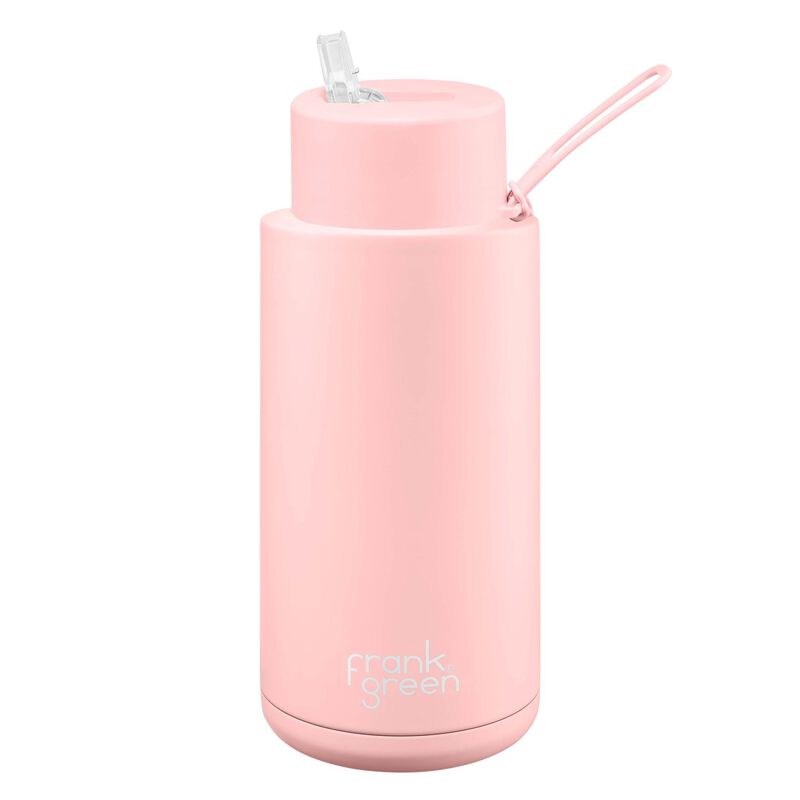 frank green 34oz Ceramic Reusable Bottle with Straw image number 0