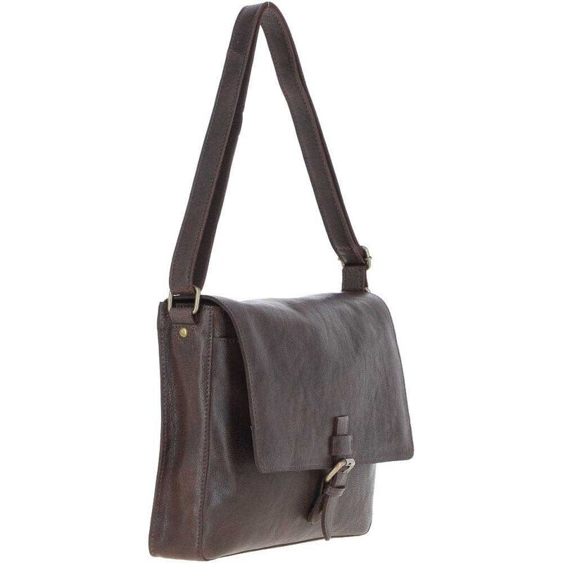 Ashwood Waxy Leather Messenger Bag image number 2