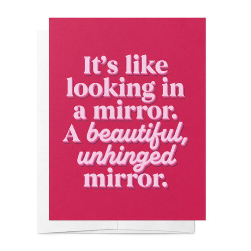Bad on Paper Mirror Card