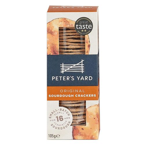 Peter's Yard Original Sourdough Crackers 90g