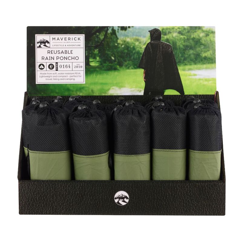 Maverick Reusable Rain Poncho image number 2