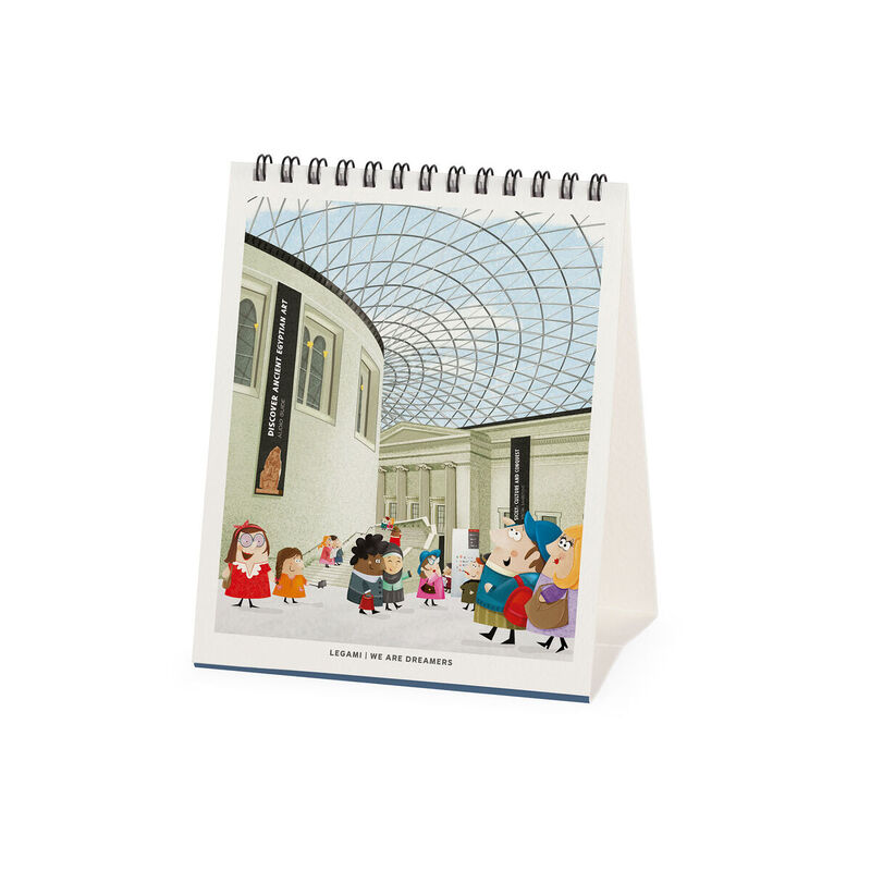 Legami London 2026 Desk Calendar 12x14.5cm image number 1