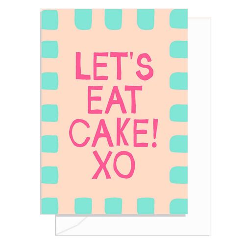 Elm Paper Capri Eat Cake Card
