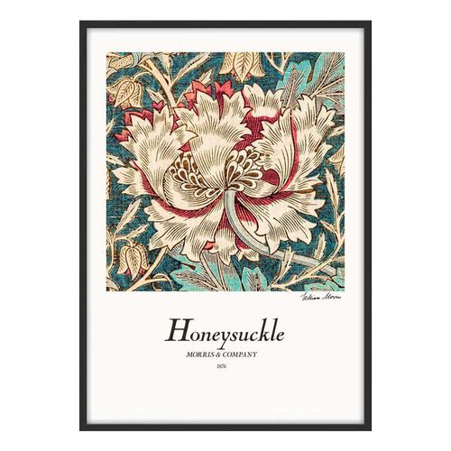 Honeysuckle by William Morris A2 Framed Print