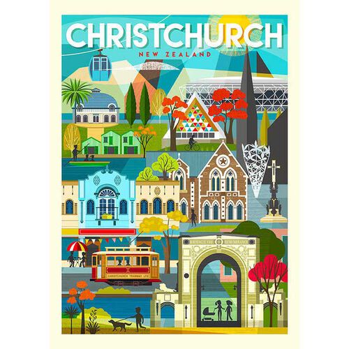 Ellen Giggenbach Christchurch Matted Print