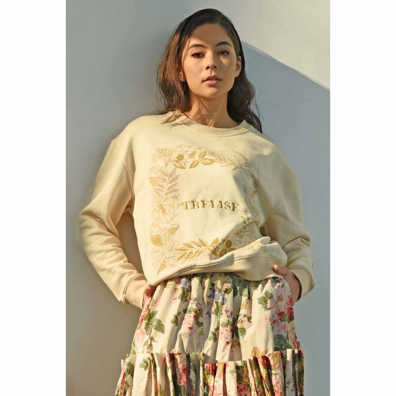 Trelise Cooper Wreath My Mind Sweatshirt image number 1