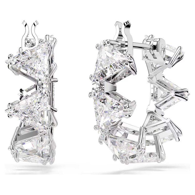 Swarovski Matrix Hoop Earrings image number 3