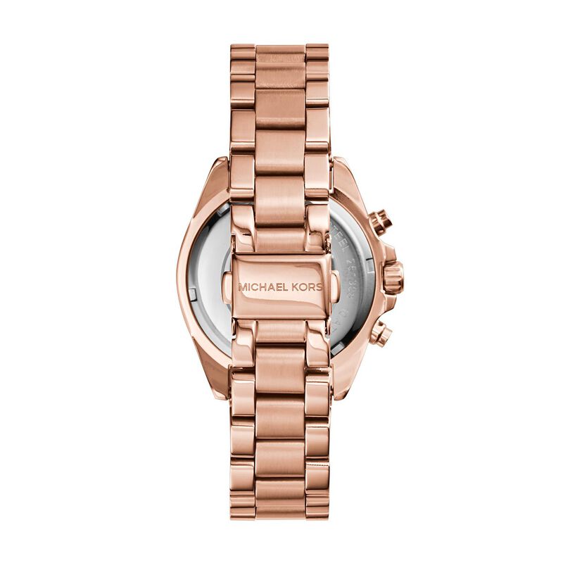 Michael Kors Mini Bradshaw Rose Gold-Tone Chronograph Watch MK5799 image number 1