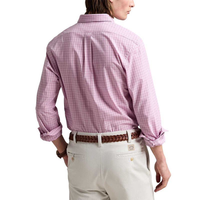 Polo Ralph Lauren Custom Fit Checked Stretch Poplin Shirt image number 1