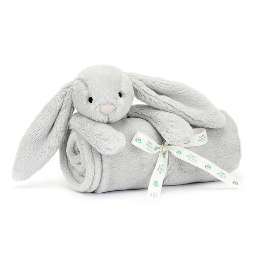 Jellycat Bashful Silver Bunny Blankie