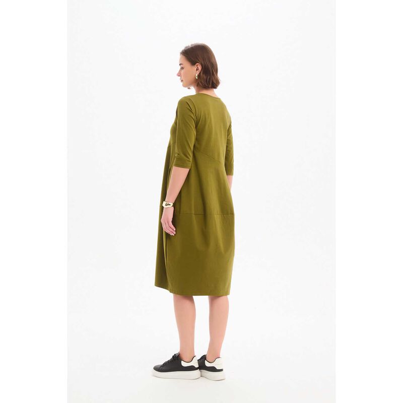 TIRELLI Diagonal Seam Winter Dress image number 9