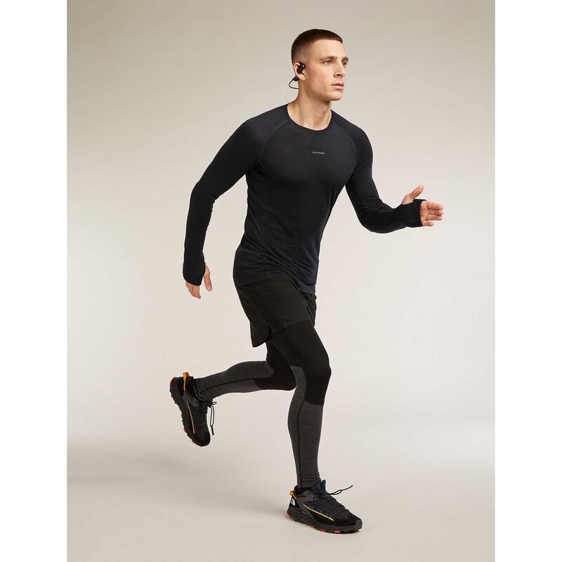 Icebreaker M Merino Blend 125 ZoneKnit LS Crewe image number 2