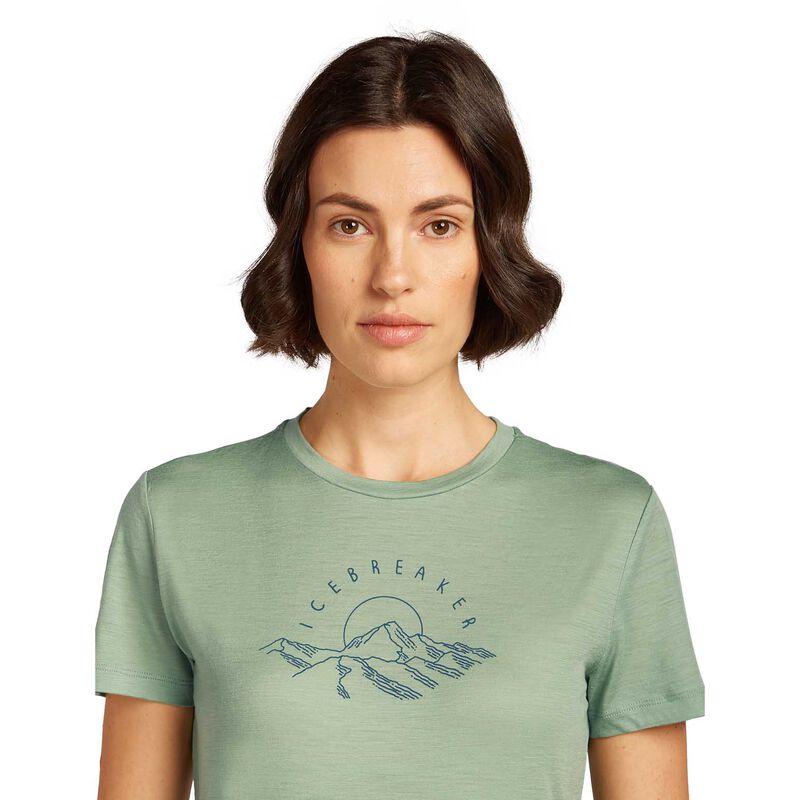 Icebreaker W Merino 150 Tech Lite SS Tee Sunrise Summit image number 6