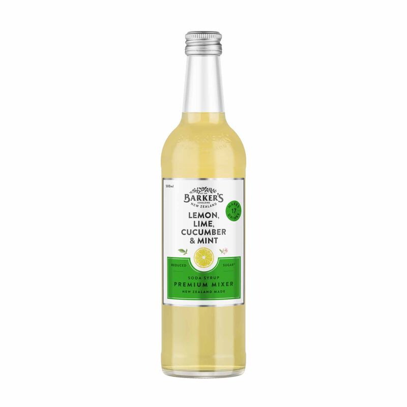 Barker's Lemon, Lime, Cucumber & Mint Premium Mixer 500ml image number 0