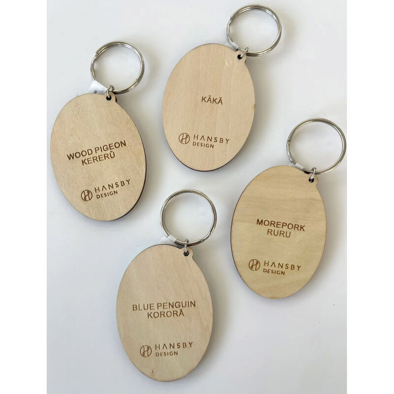 Hansby Design Tui Regal Green Keytag image number 2