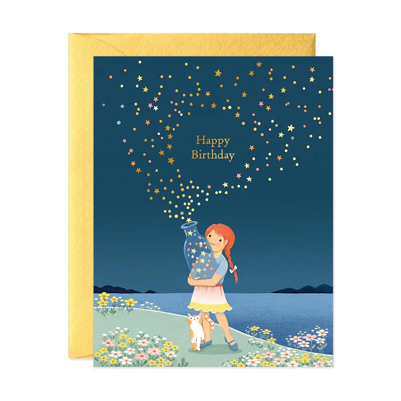 Joo Joo Star Bottle Birthday Foil Card image number 0