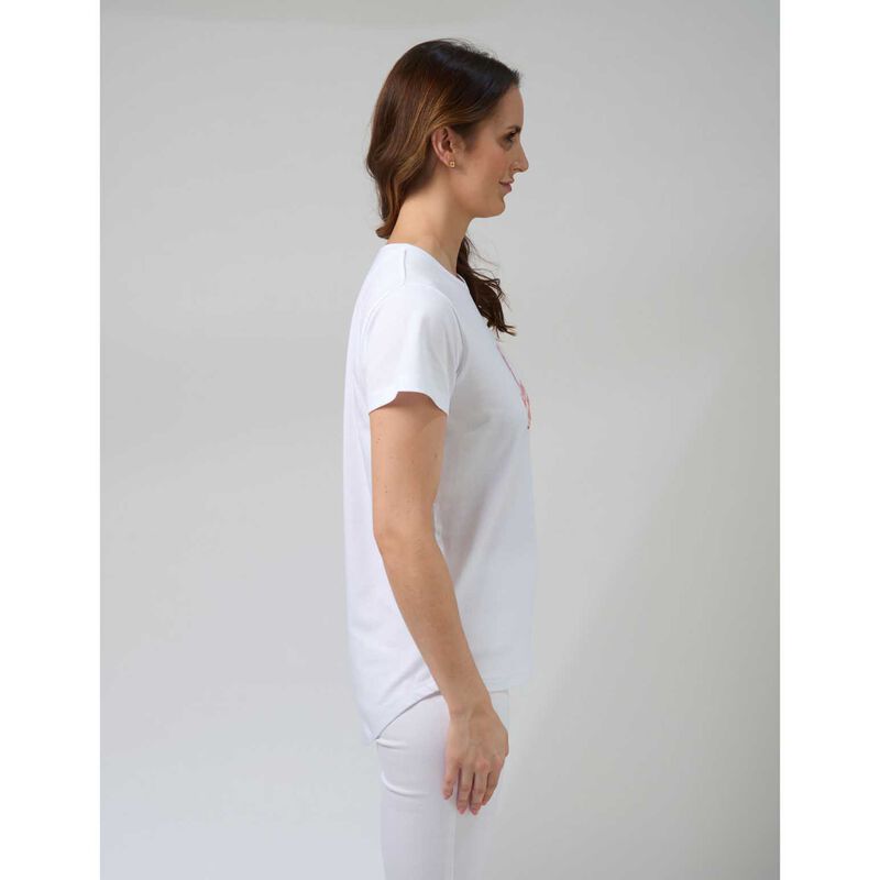 Stella + Gemma Classic Tee Strawberry Scoop White image number 3