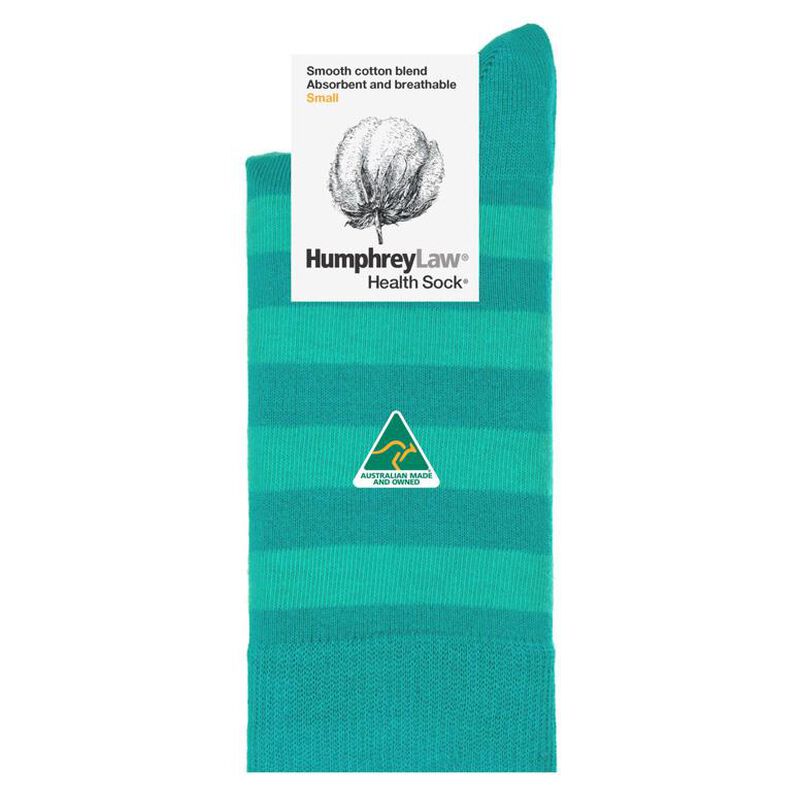 Humphrey Law Cotton Striped Health Socks image number 1