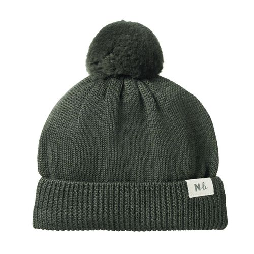 Nature Baby Alpine Pom Pom Beanie 3-4Y