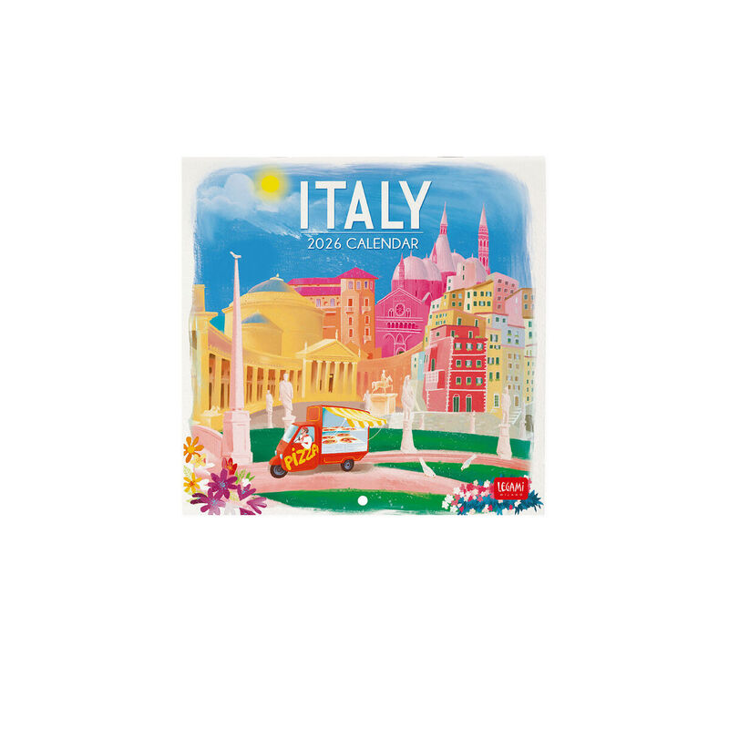 Legami Italy 2026 Wall Calendar 18x18cm image number 0