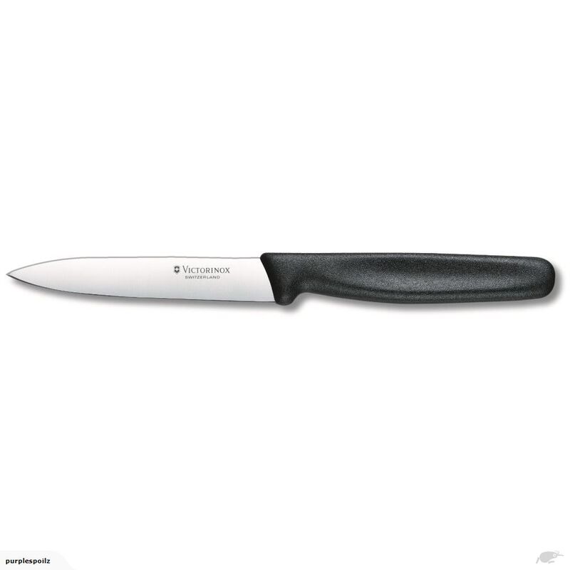 Victorinox Plain Pointed Knife-  10cm Black image number 0