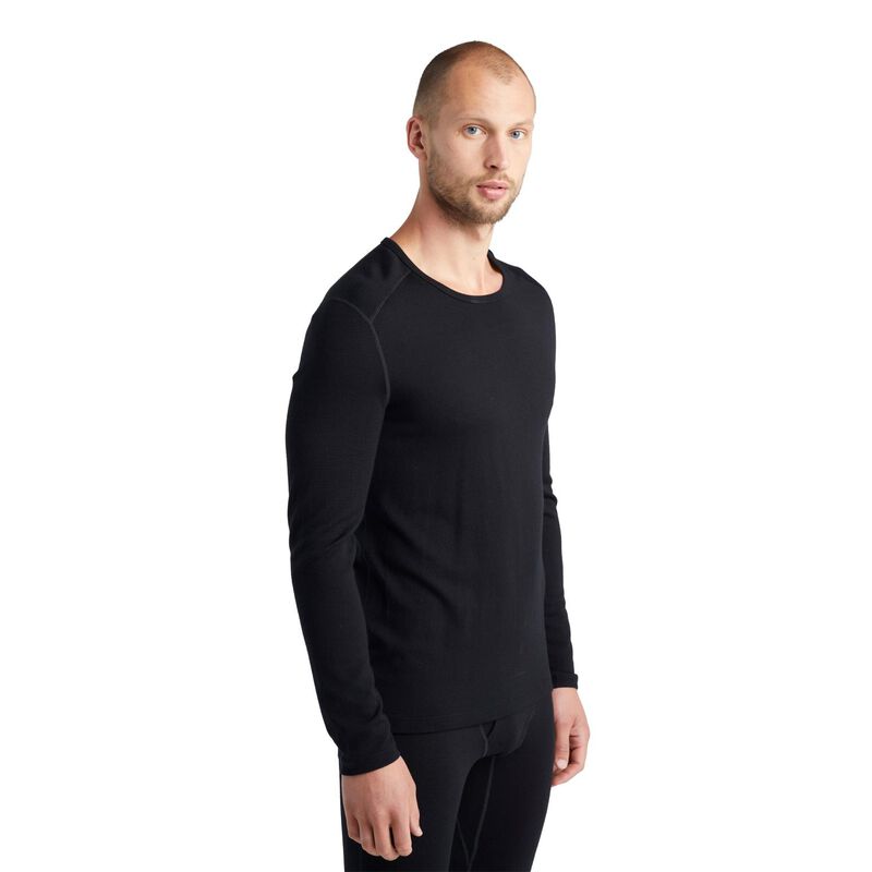 Icebreaker Mens Merino 260 Tech Long Sleeve Crew Neck Thermal Top image number 0