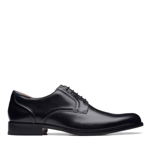 Clarks Mens Craft Arlo Lace Black Leather