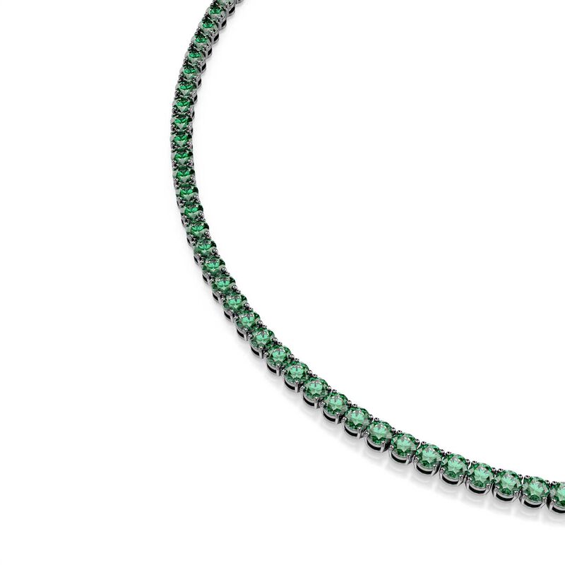 Swarovski Matrix Tennis Necklace image number 1