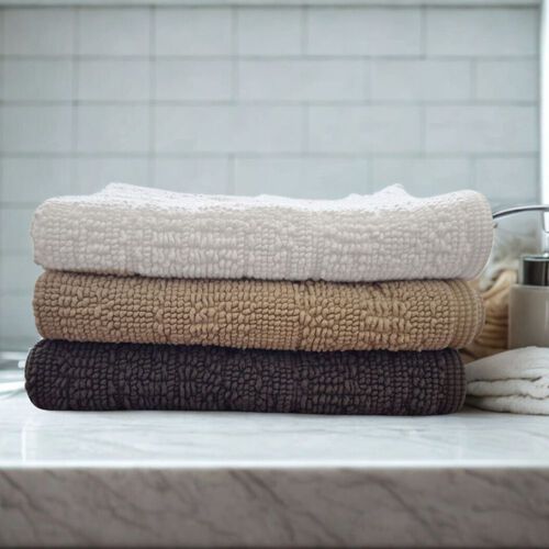 Baksana Lisbon Textured Bathmat