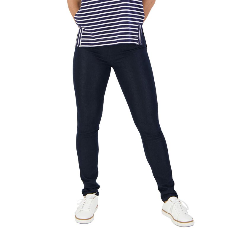 Vassalli Full Length Denim Leggings image number 4