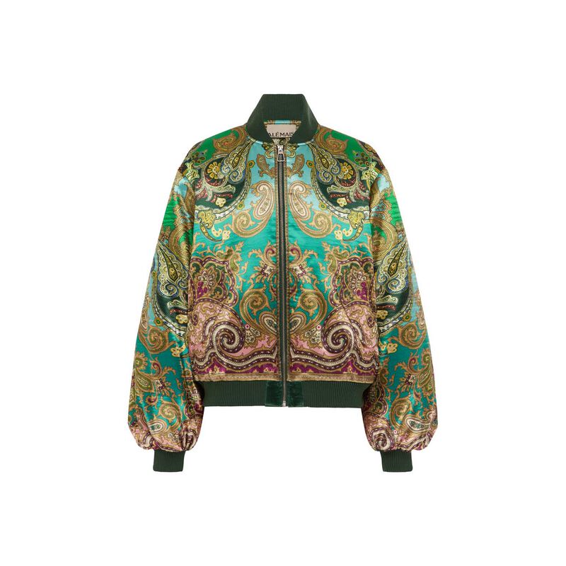ALÉMAIS Clemenza Bomber Jacket image number 2