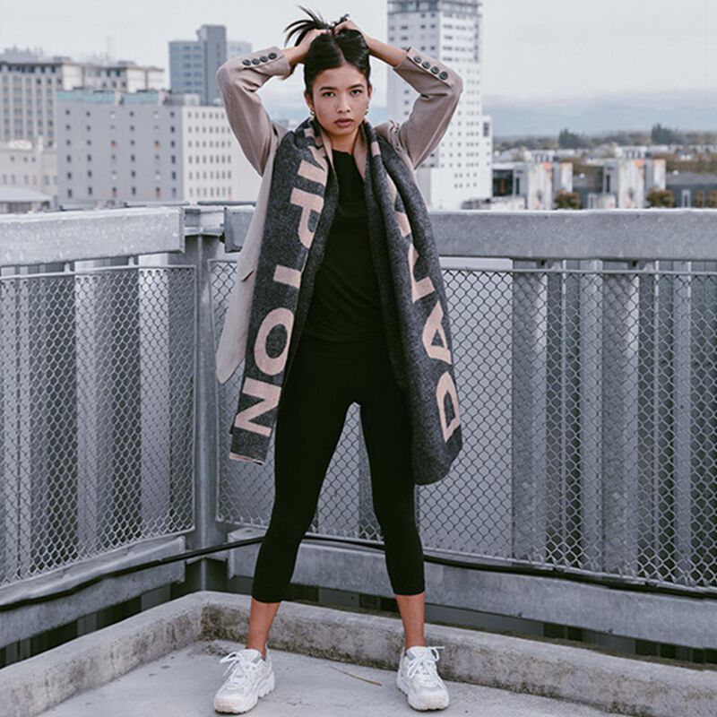 Dark Hampton The Ferguson - Wool Blanket Scarf image number 2