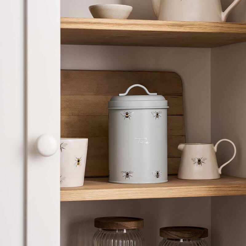 Sophie Allport Storage Tin - Tea - Bees - Green image number 1