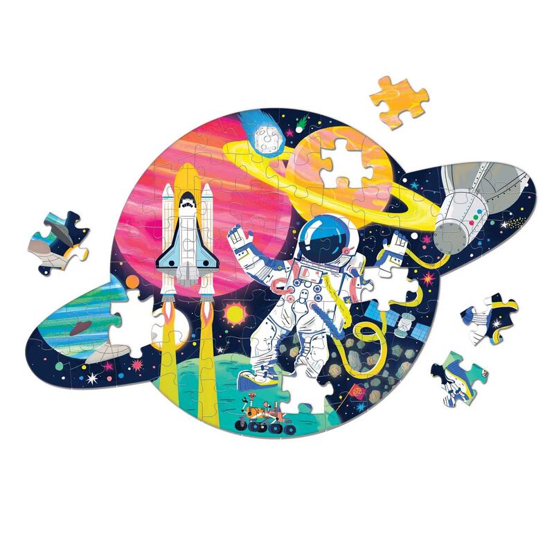 Space Mission 75Pc Shaped Scene Puzzle image number 1
