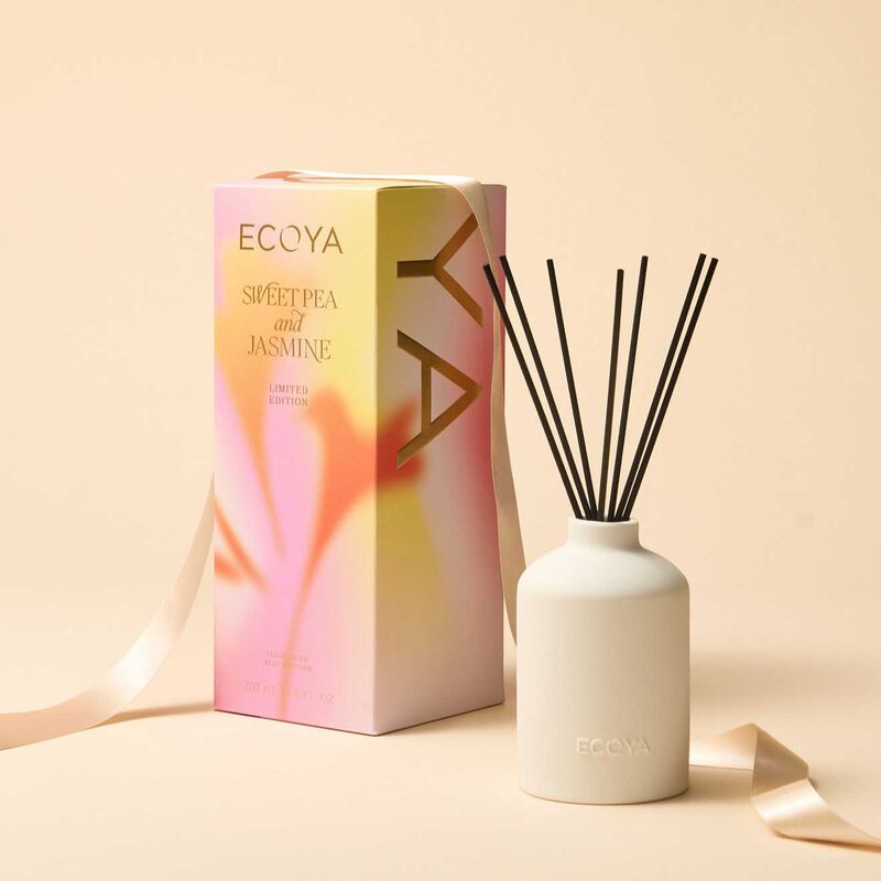 ECOYA Reed Diffuser Sweet Pea & Jasmine 200ml - Limited Edition image number 1